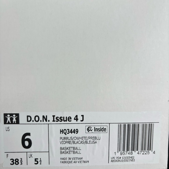 Adidas D.O.N Issue 4 J unisex NWT - Picture 11 of 11